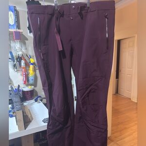 Arc'teryx Rush pants burgundy